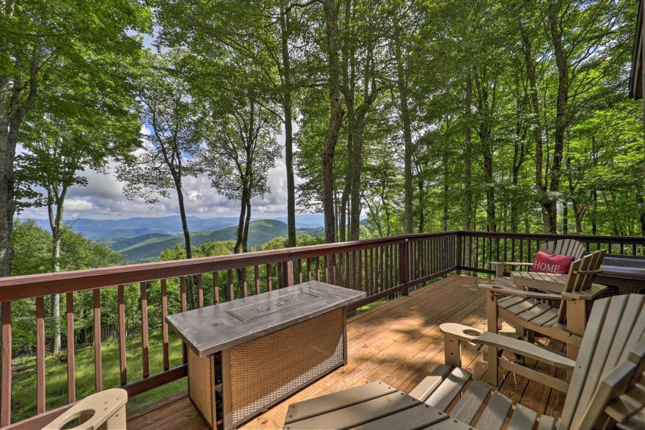 Beech Mountain Cabin Retreat With Hot Tub And Views! Exterior photo