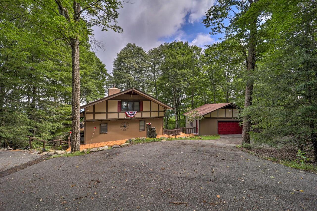 Beech Mountain Cabin Retreat With Hot Tub And Views! Exterior photo
