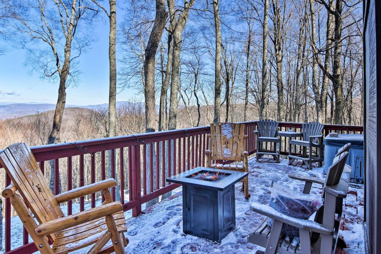 Beech Mountain Cabin Retreat With Hot Tub And Views! Exterior photo